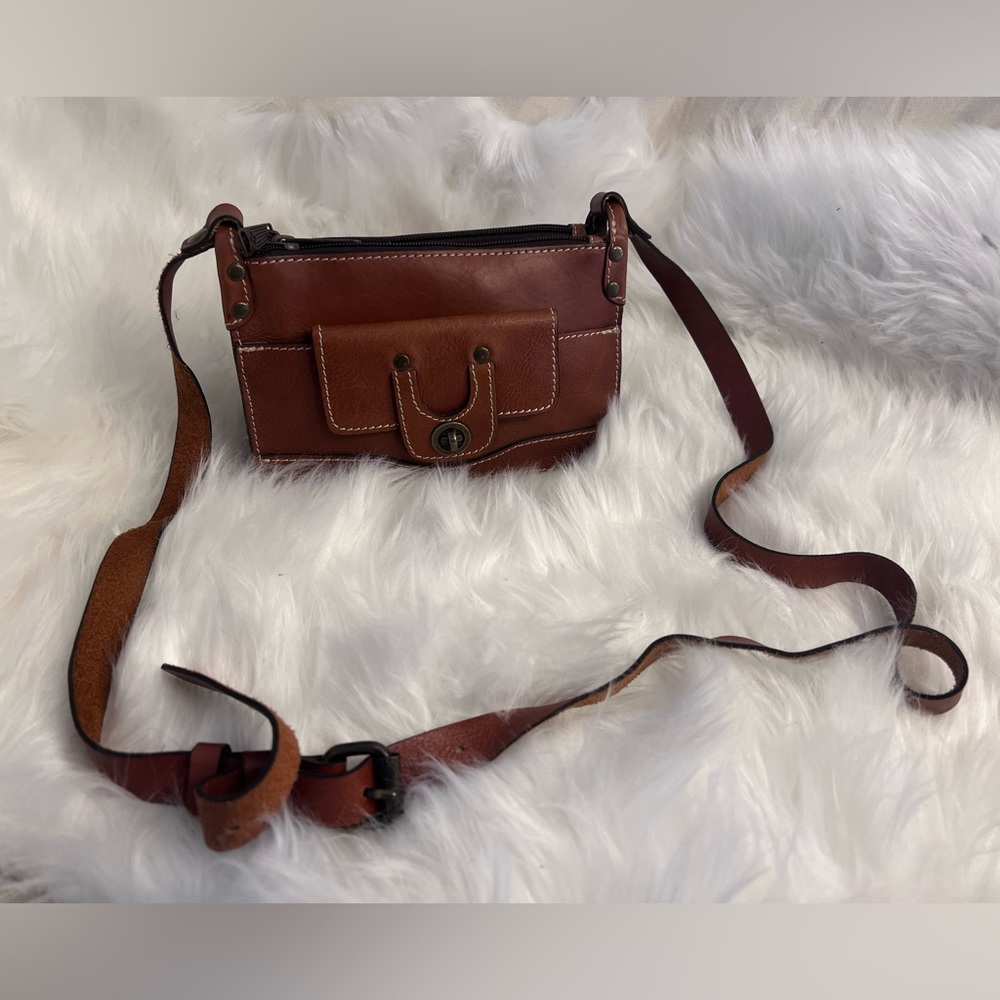 Patricia Nash Mini Crossbody in Brown